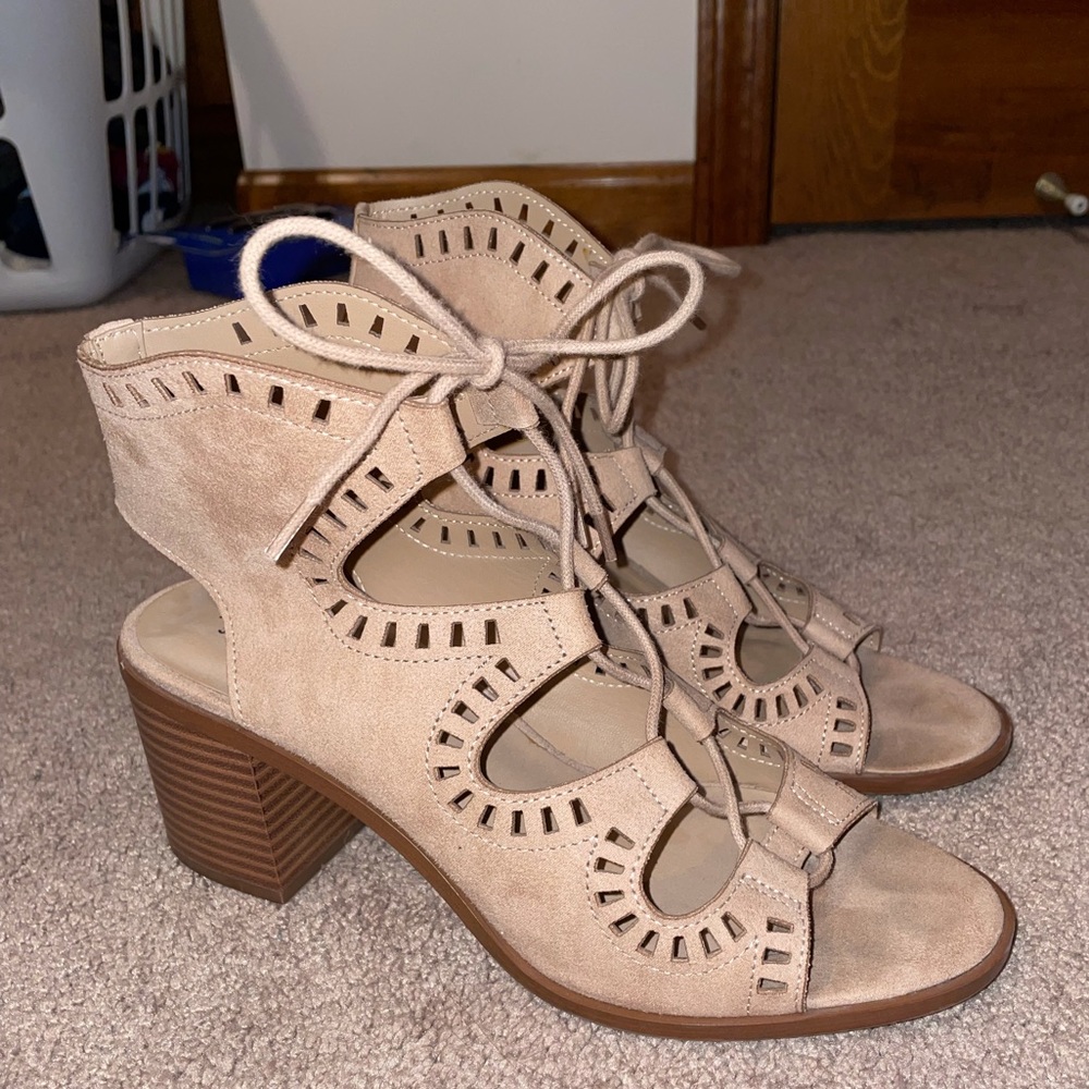 Lace Up Heels